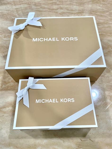 michael kors wrapping|Michael Kors empty gift box.